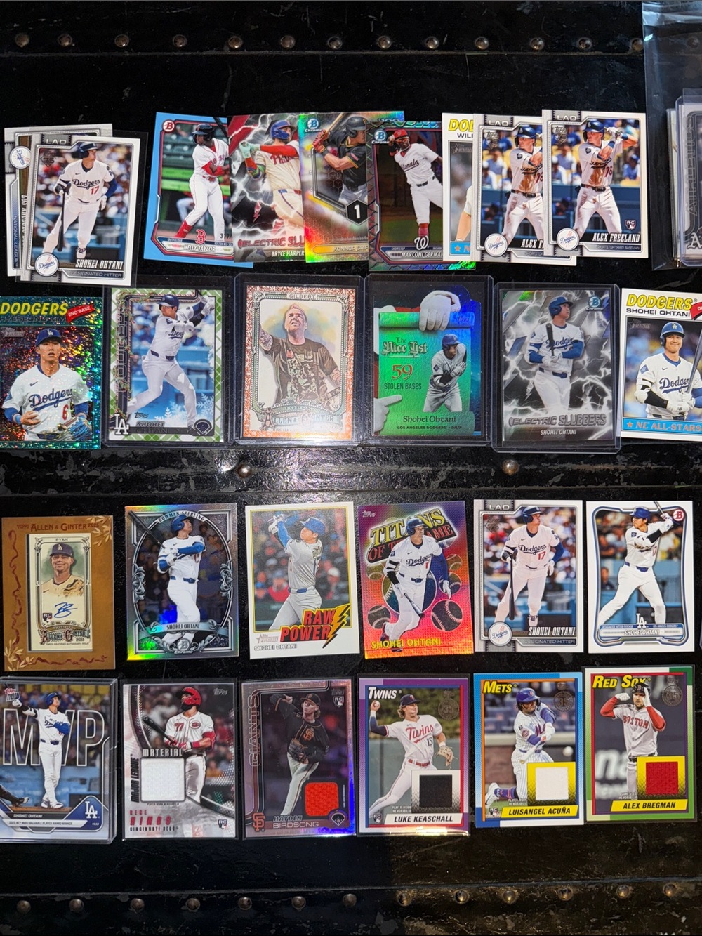 LA dodgers shohei ohtani Baseball Card Lot - auto jersey Collection bv$400 +